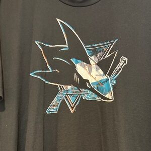 San Jose Sharks Adidas Creator Tee Black